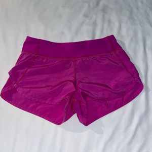 ivivva size 12 pink speed up shorts